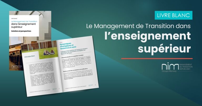 Livre Blanc : Le Mangement de Transition dans l'enseignement supérieur